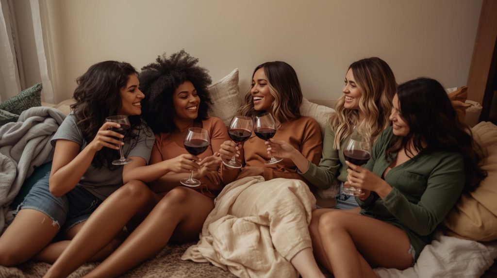 Een gezellige relaxavond met vriendinnen thuis